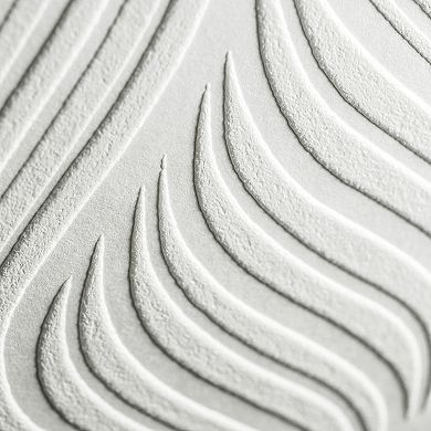Pure Wave Paintable Textured Removable Wallpaper