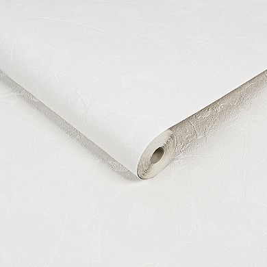 Faux Plaster Paintable Textured Removable Wallpaper