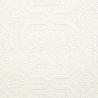 Small Ceiling Faux Tile Paintable Textured Removable Wallpaper