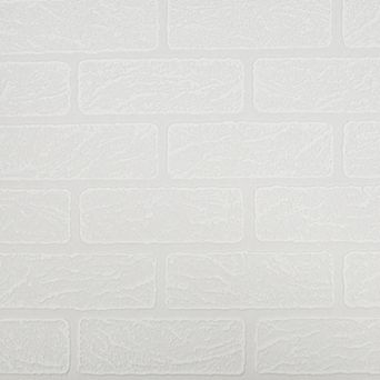 Brick Textured Paintable Removable Wallpaper