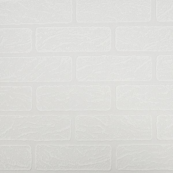 Brick Textured Paintable Removable Wallpaper