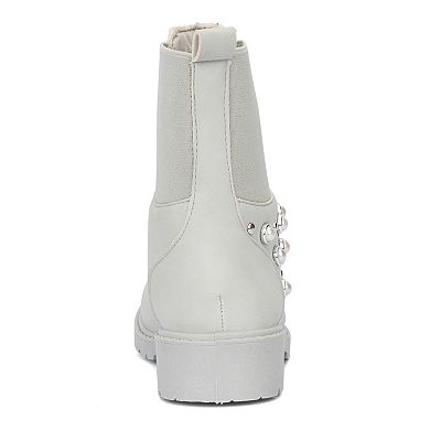 Olivia Miller Girls' Hazy Studs Boots