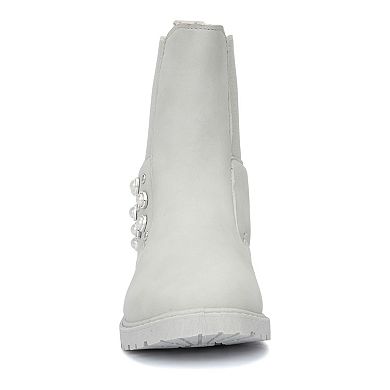 Olivia Miller Girls' Hazy Studs Boots