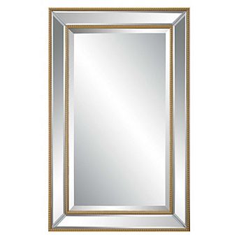 Beaded Rectangular Wall Mirror