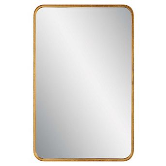 Rounded Corner Rectangle Wall Mirror