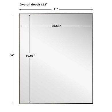 Rectangular Modern Wall Mirror