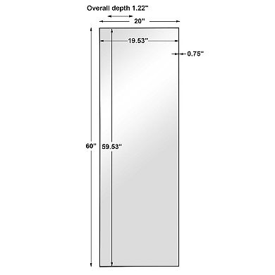 Large Rectangular Wall Mirror