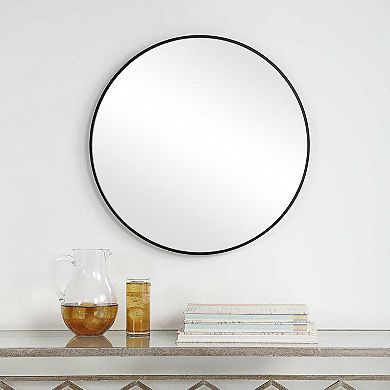 Slim Round Wall Mirror