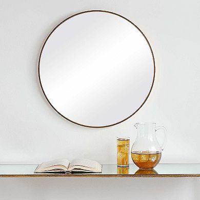 Slim Round Wall Mirror