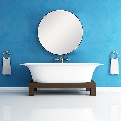 Slim Round Wall Mirror