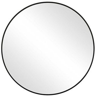 Slim Round Wall Mirror