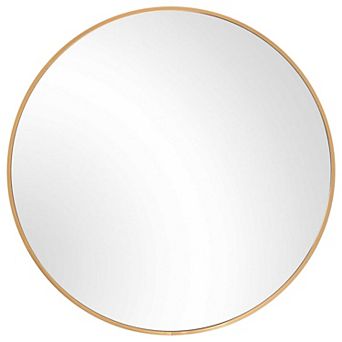 Slim Round Wall Mirror