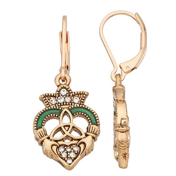 Claddagh earrings best sale kohls
