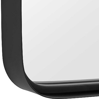 Rounded Corner Rectangular Wall Mirror
