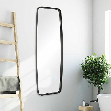 Rounded Corner Rectangular Wall Mirror