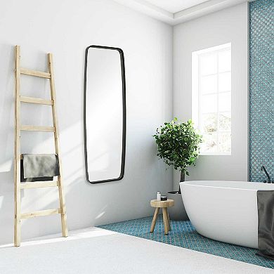 Rounded Corner Rectangular Wall Mirror
