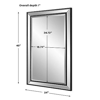 Rectangular Distressed Wall Mirror