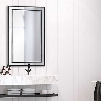 Rectangular Distressed Wall Mirror