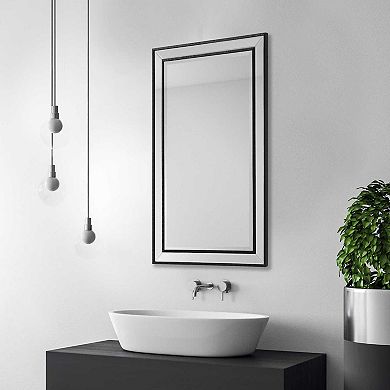 Rectangular Distressed Wall Mirror