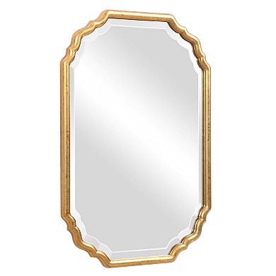 Elegant Curved Notched Dressing Wall Mirror