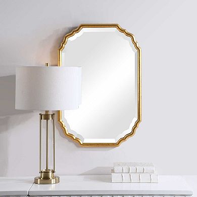 Elegant Curved Notched Dressing Wall Mirror