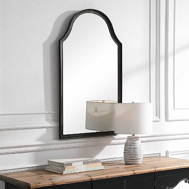 Arch Top Scalloped Wall Mirror