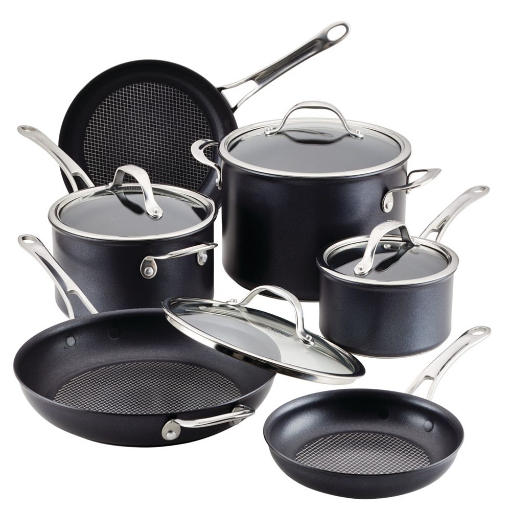 Anolon X Hybrid Nonstick Aluminum Nonstick 10-pc. Cookware Set
