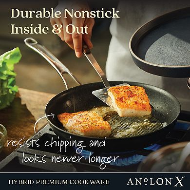 Anolon X Hybrid Nonstick Aluminum Nonstick 10-pc. Cookware Set