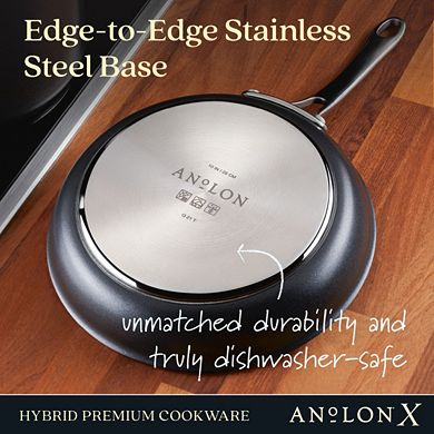 Anolon X Hybrid Nonstick Aluminum Nonstick 10-pc. Cookware Set