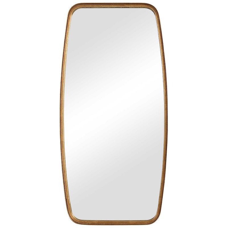 Simply Curved Wall Mirror, Yellow