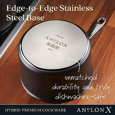 Anolon X Hybrid Nonstick Induction 3-qt. Saucepan