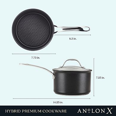 Anolon X Hybrid Nonstick Induction 3-qt. Saucepan