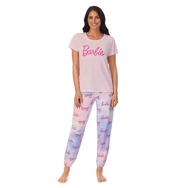 Women's Barbie® Boxy Pajama Tee & Pajama Shorts Set