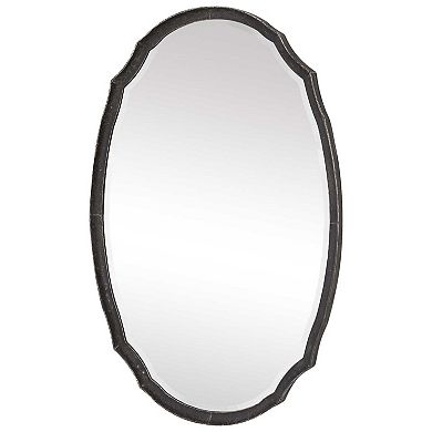 Hammered Oval Wall Mirror