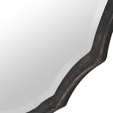 Hammered Oval Wall Mirror