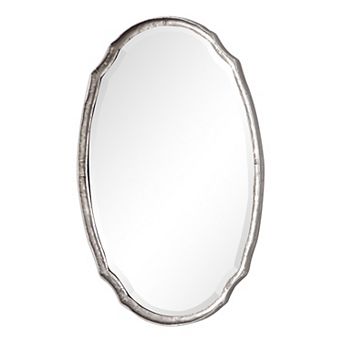Hammered Oval Wall Mirror