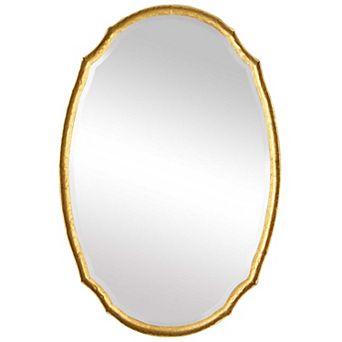 Hammered Oval Wall Mirror