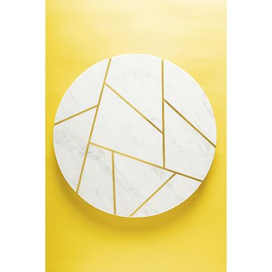 GAURI KOHLI Infinia Marble Lazy Susan 16"