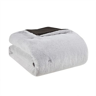 Madison Park Everett Faux Fur to Mink Down-Alternative Comforter Set with Shams