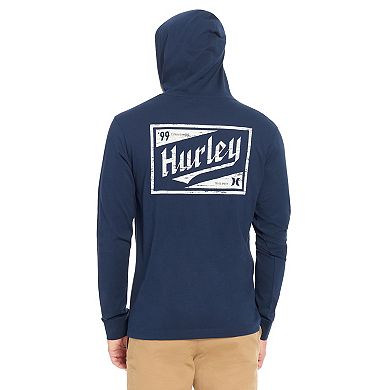 Men's Hurley Chiller Long Sleeve Hooded Graphic Tee
