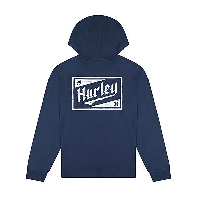 Men's Hurley Chiller Long Sleeve Hooded Graphic Tee