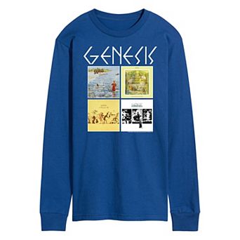 Men's Genesis Album Grid Long Sleeve Tee