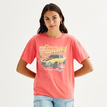 Juniors' Classic Camaro American Classic Graphic Tee