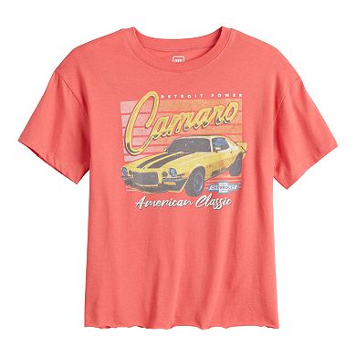 Juniors' Classic Camaro American Classic Graphic Tee