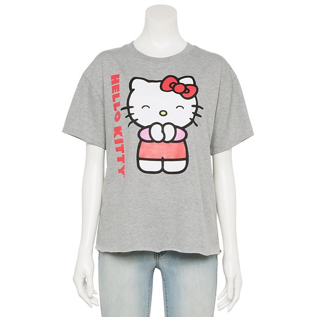 Printed T-shirt Hello Kitty Slipper, T-shirt, smiley, slipper