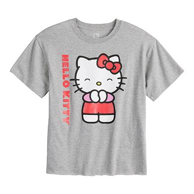 Juniors' Hello Kitty Cute Smile Graphic Tee 