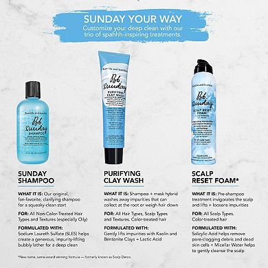 Sunday Purifying Clay Detox Shampoo