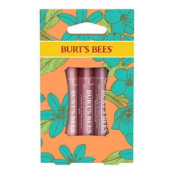 Burt's Bees Petal Kisses Kissable Color Spring 3 pc Gift Set