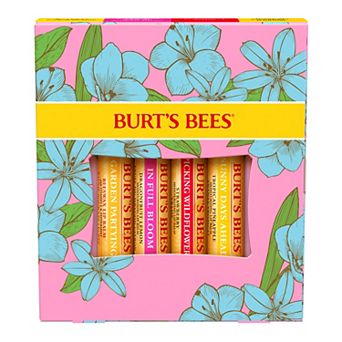 Burt's Bees In Full Bloom Assorted Lip Balm 4 pc Gift Set