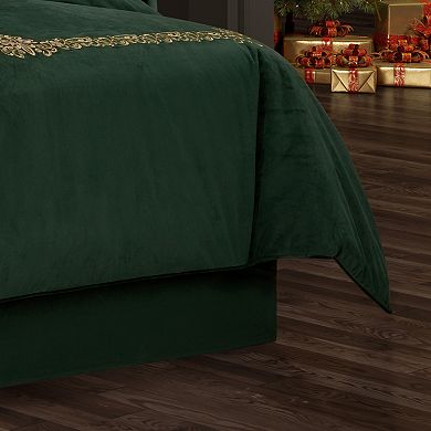 Five Queens Court Nicholas Evergreen Bedskirt